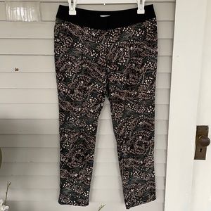 Ann Taylor Loft Floral Cropped Pants